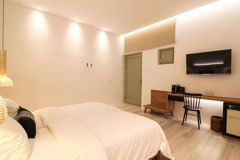 Mykonos Cactus Hotel ออร์นอส ภายนอก รูปภาพ