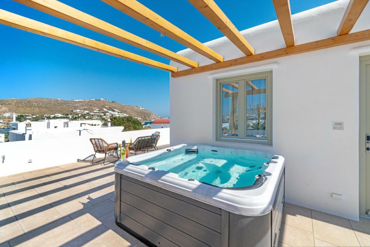 Mykonos Cactus Hotel ออร์นอส ภายนอก รูปภาพ