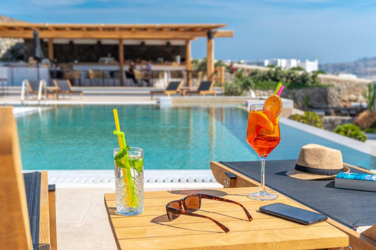 Mykonos Cactus Hotel ออร์นอส ภายนอก รูปภาพ