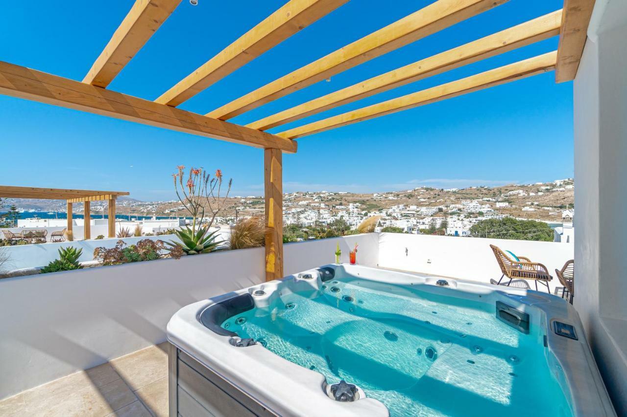Mykonos Cactus Hotel ออร์นอส ภายนอก รูปภาพ