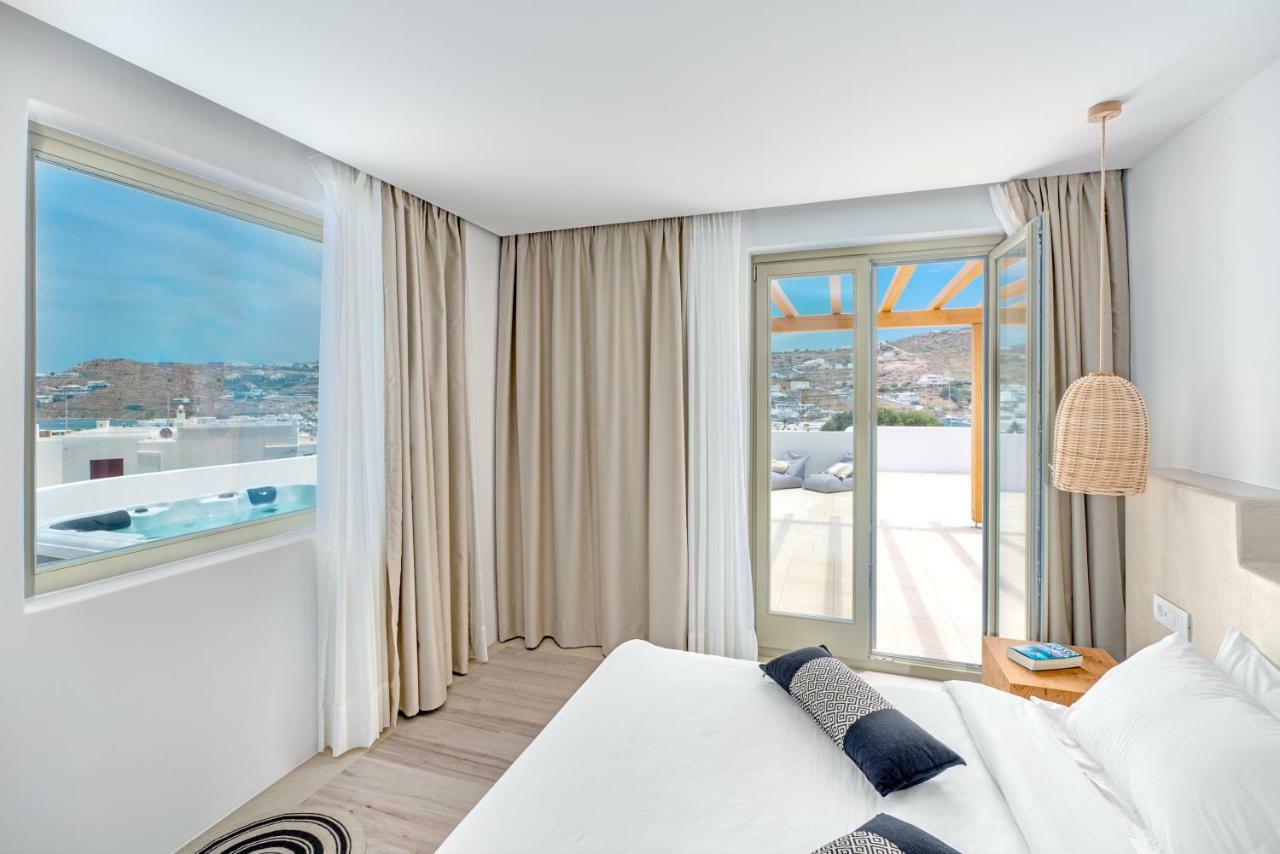 Mykonos Cactus Hotel ออร์นอส ภายนอก รูปภาพ