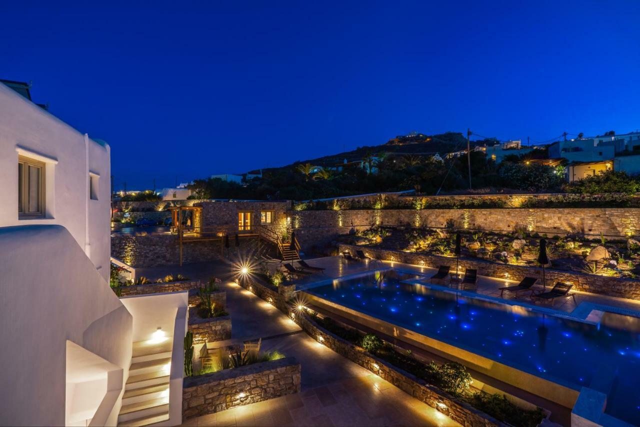Mykonos Cactus Hotel ออร์นอส ภายนอก รูปภาพ